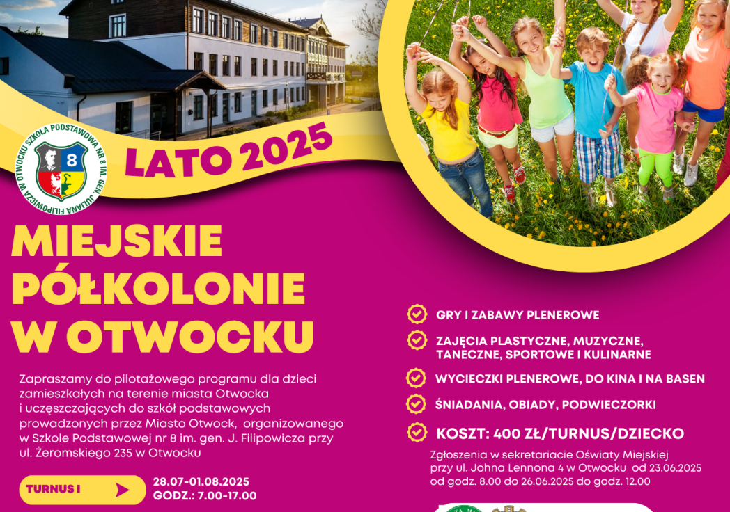 Ruszają zapisy na „Miejskie Półkolonie w Otwocku – Lato 2025”